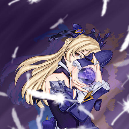 Fanart Fischl Genshin Impact